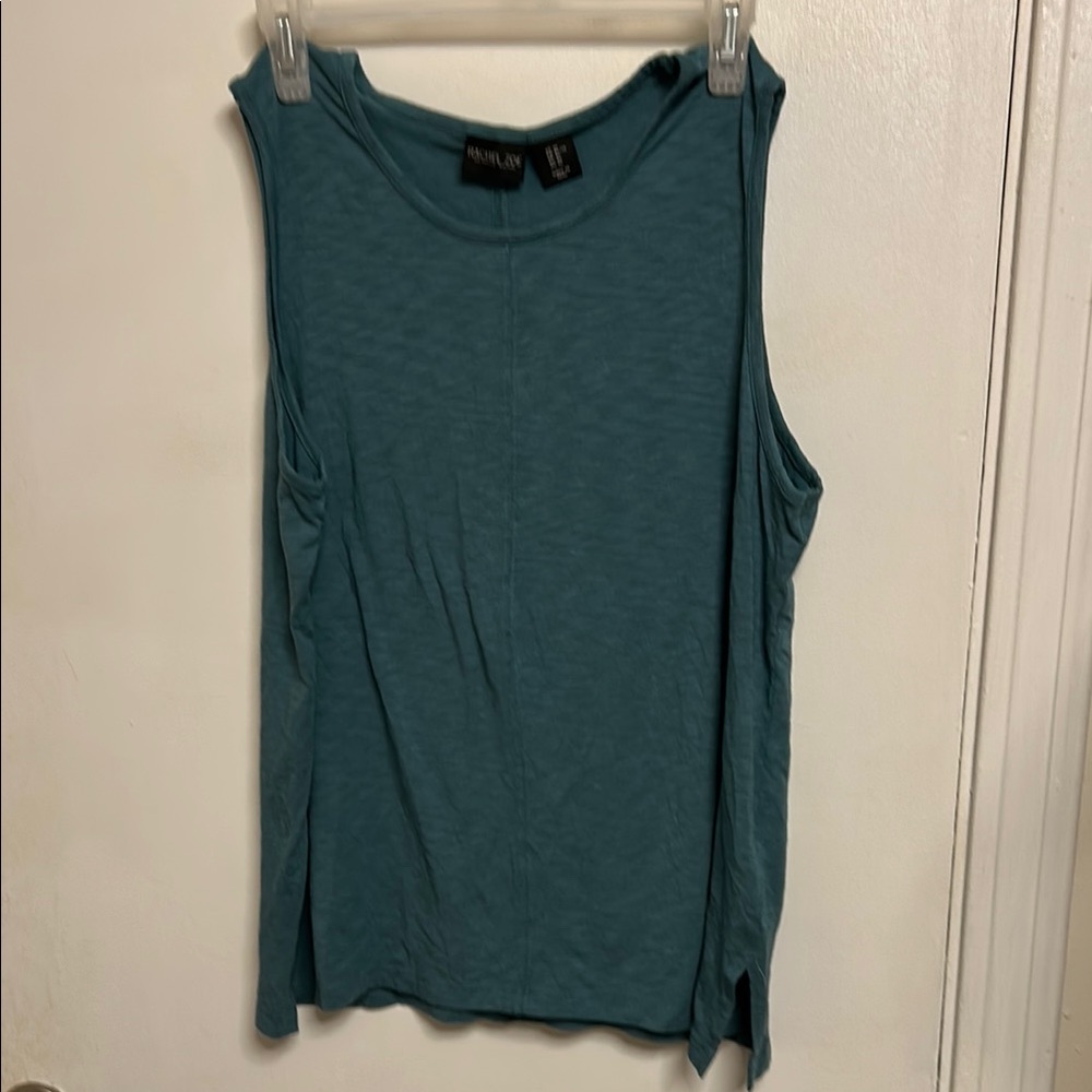 Rachel Zoe Blue Sleeveless Tee